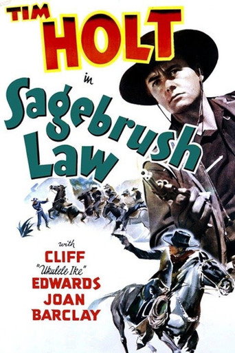 Movie poster for Sagebrush Law (1943)