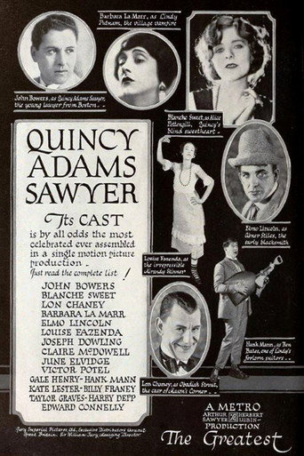 Movie poster for Quincy Adams Sawyer (1922)