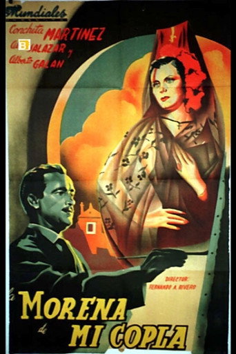 Movie poster for La morena de mi copla (1946)