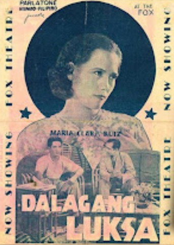 Movie poster for Dalagang Luksa (1938)