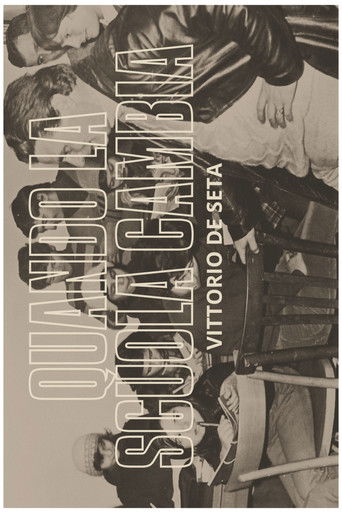 Quando la scuola cambia poster