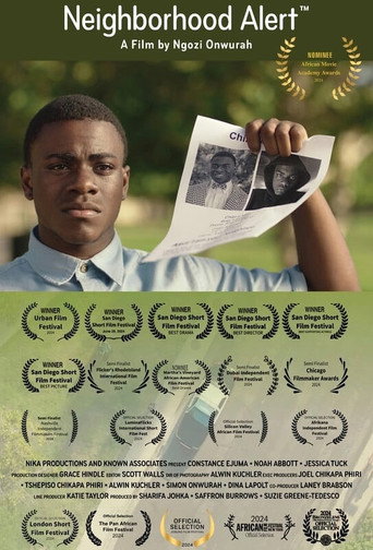 Neighborhood Alert poster