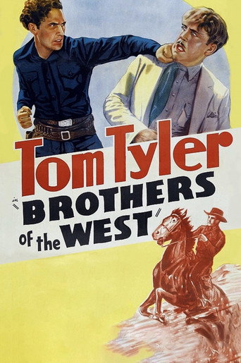 Movie poster for Brothers of the West (1937)