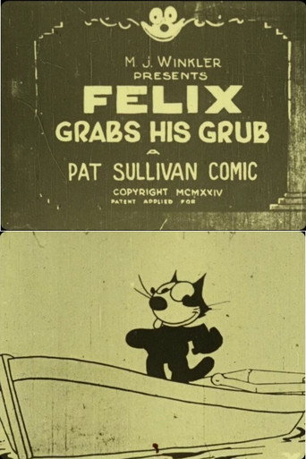 Movie poster for Felix Grabs His Grub (1924)