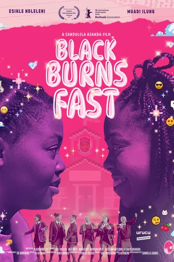Movie poster for Black Burns Fast (2025)