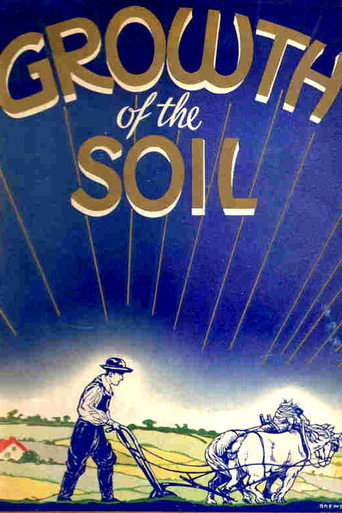 Movie poster for Growth of the Soil (1921)