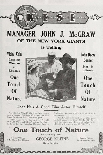 Movie poster for One Touch of Nature (1917)