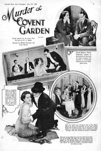 Movie poster for Murder at Covent Garden (1932)