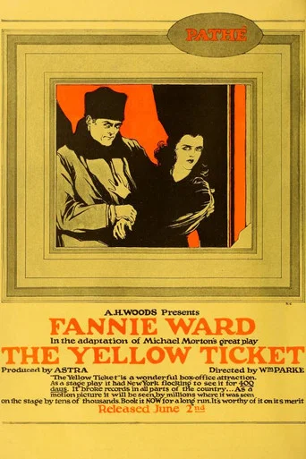 Movie poster for The Yellow Ticket (1918)