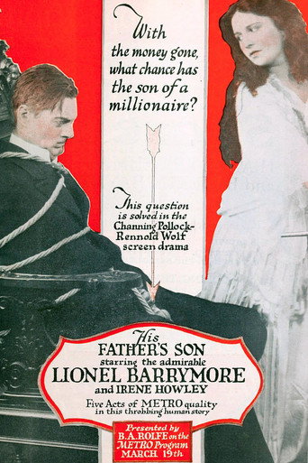 Movie poster for His Father's Son (1917)