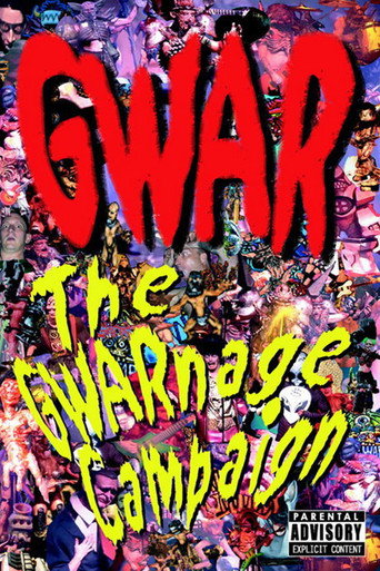 Movie poster for The GWARnage Campaign (2002)