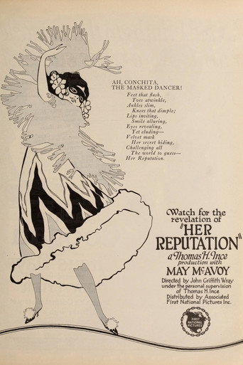 Movie poster for Her Reputation (1923)