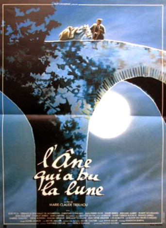 Movie poster for The Donkey Who Drank the Moon (1988)