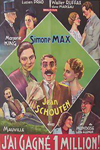 Movie poster for J'ai gagné un million (1936)