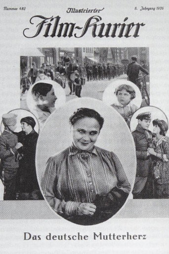 Movie poster for Das deutsche Mutterherz (1926)