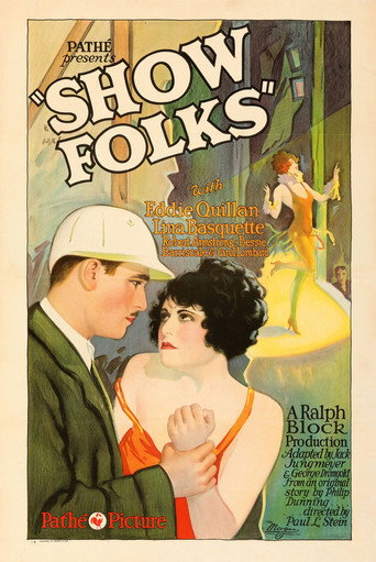 Movie poster for Show Folks (1928)
