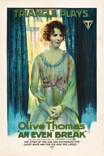 Movie poster for An Even Break (1917)