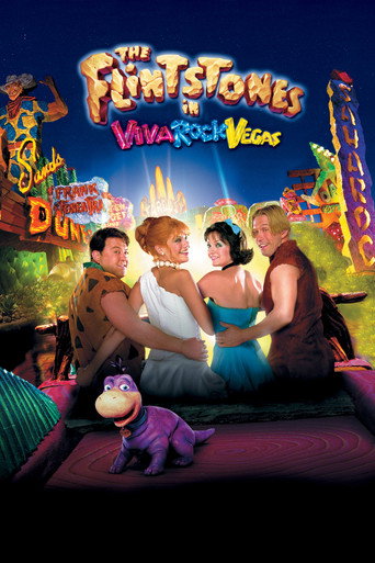 Movie poster for The Flintstones in Viva Rock Vegas (2000)