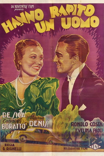Movie poster for Hanno rapito un uomo (1938)