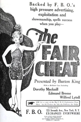 Movie poster for The Fair Cheat (1923)
