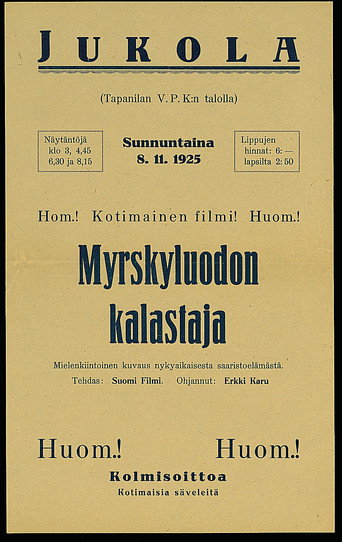 Movie poster for Myrskyluodon kalastaja (1924)