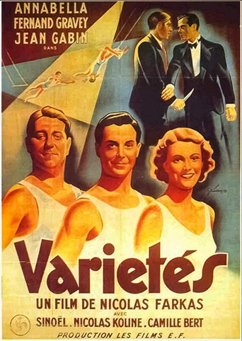 Movie poster for Varieté (1935)