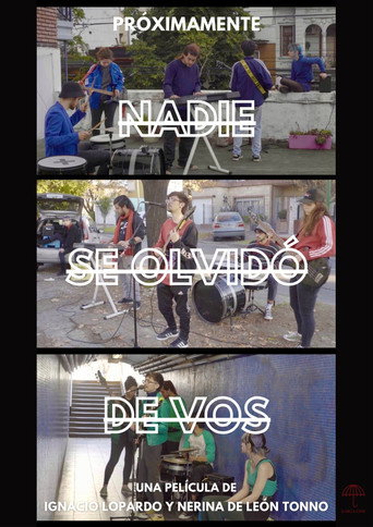 Movie poster for Nadie Se Olvidó de Vos (2022)