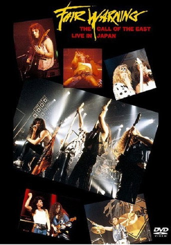Movie poster for Fair Warning: The Call of the East Live In Japan 1993 (2005)