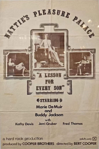 Movie poster for Nattie's Pleasure Palace (1975)