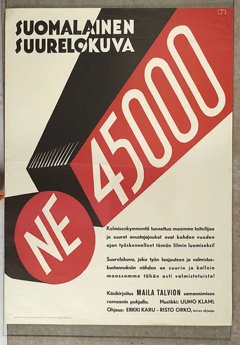 Movie poster for Ne 45000 (1933)