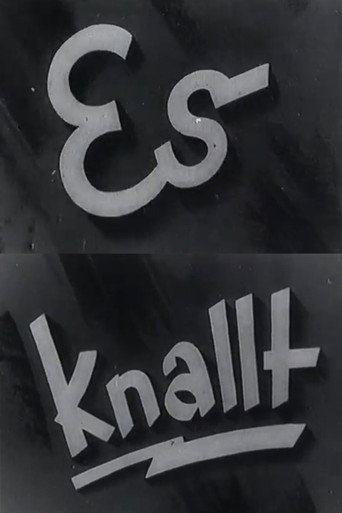 Movie poster for Es knallt (1934)