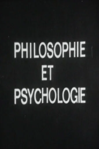 Movie poster for Philosophie et psychologie (1965)