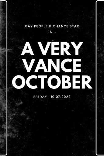 Movie poster for A Very Vance October (2022)