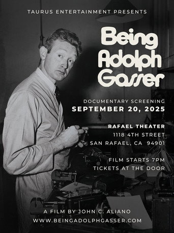 Movie poster for Being Adolph Gasser (2025)