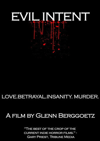 Movie poster for Evil Intent (2010)