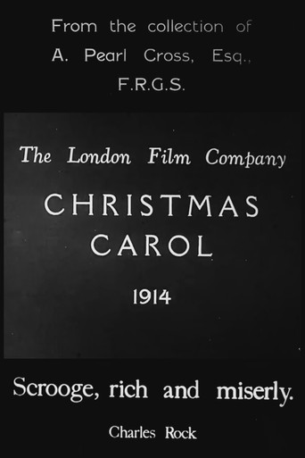Movie poster for A Christmas Carol (1914)