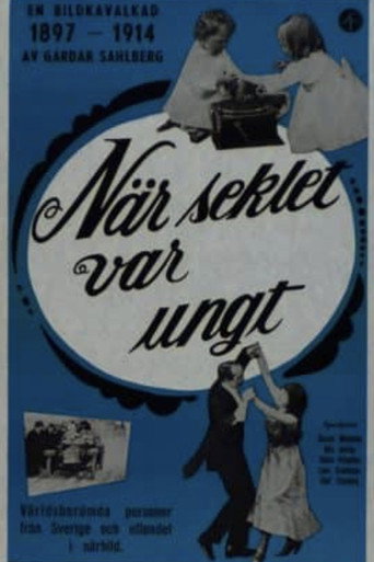 Movie poster for När seklet var ungt (1961)