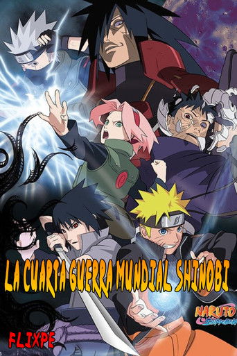 Series poster for Naruto Shippuden Cuarta Guerra Mundial Shinobi (2025)