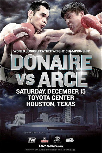 Movie poster for Nonito Donaire vs. Jorge Arce (2012)