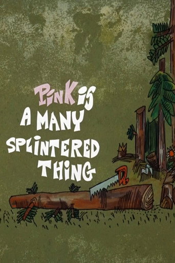 Movie poster for Pink Is a Many Splintered Thing (1968)