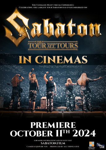 Movie poster for Sabaton: The Tour to End All Tours (2024)