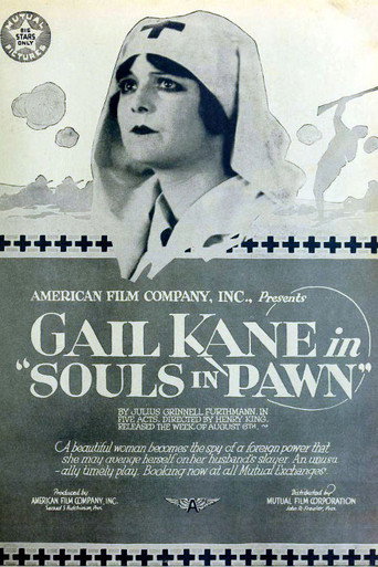 Movie poster for Souls in Pawn (1917)