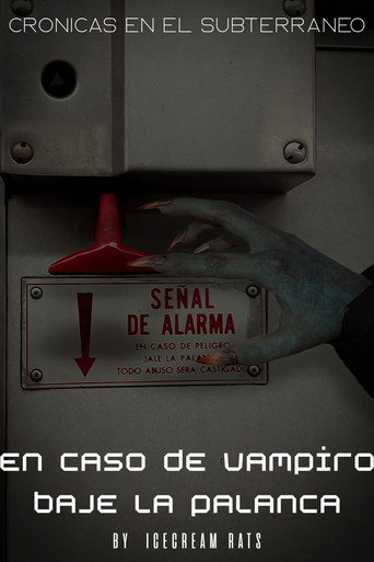 Movie poster for En caso de Vampiro baje la palanca (2026)