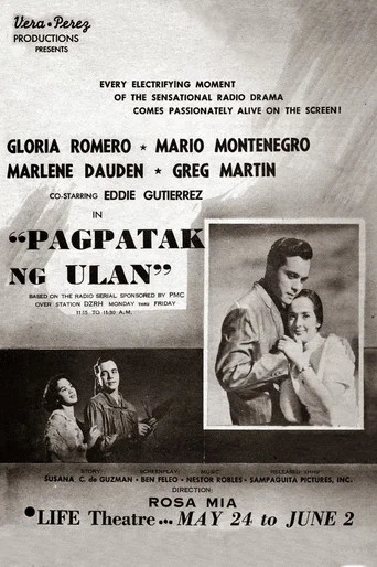 Movie poster for Pagpatak ng Ulan (1960)