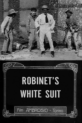 Movie poster for Robinet’s White Suit (1911)