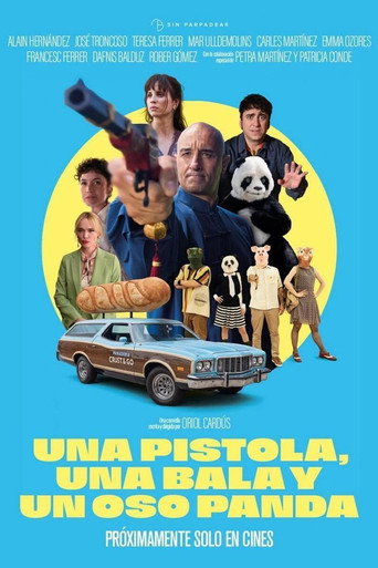 Movie poster for Una pistola, una bala y un oso panda (2026)