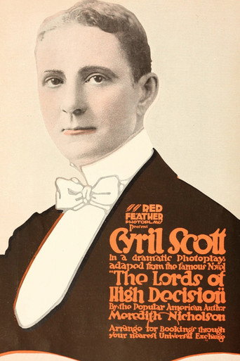 Movie poster for The Lords of High Decision (1916)