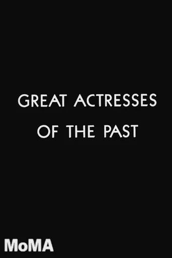 Movie poster for Great Actresses of the Past (1938)