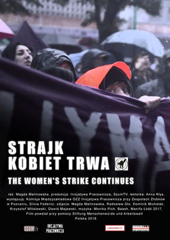 The Women’s Strike Continues poster