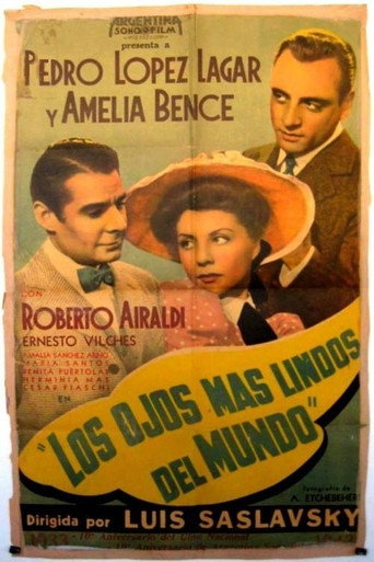 Movie poster for Los ojos más lindos del mundo (1943)